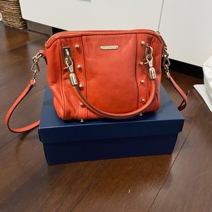 REBECCA MINKOFF Orange Mini Shoulder Bag